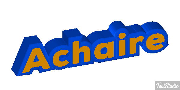 Achaire Tekst effect
