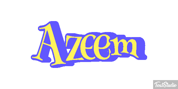 Azeem Tekst effect