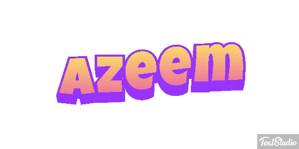 Azeem Tekst effect