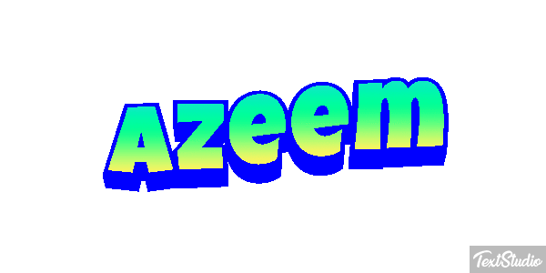 Azeem Tekst effect