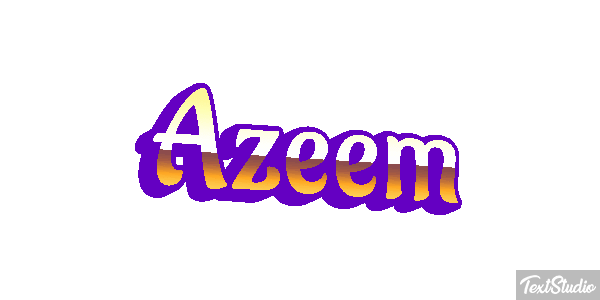 Azeem Tekst effect