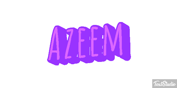 Azeem Tekst effect