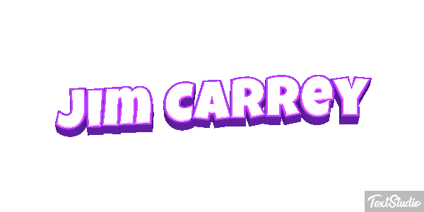 Jim Carrey Efeito do texto