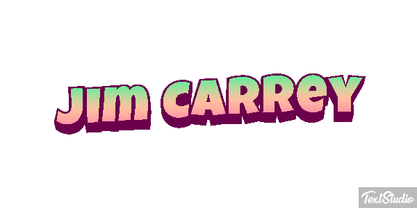 Jim Carrey Efeito do texto