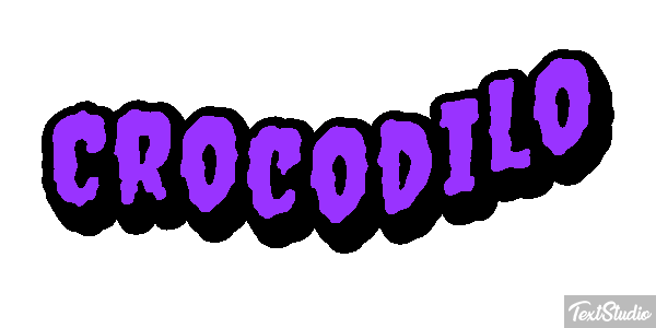 Crocodilo Effetto testo