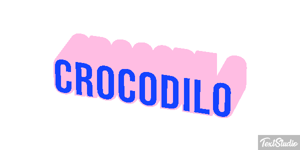Crocodilo Effetto testo