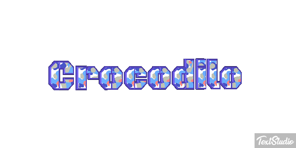 Crocodilo Effetto testo