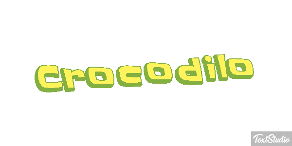 Crocodilo Effetto testo