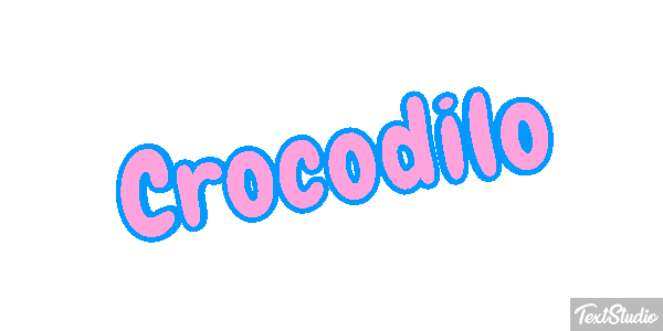 Crocodilo Effetto testo