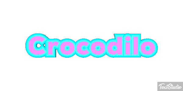Crocodilo Effetto testo