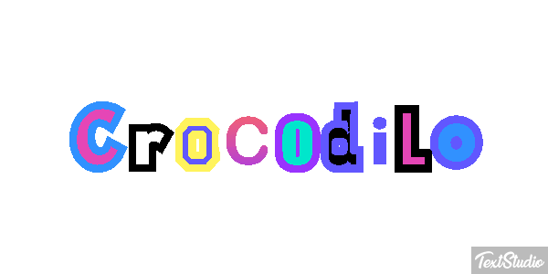 Crocodilo Effetto testo