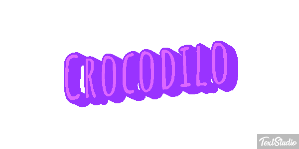 Crocodilo Effetto testo