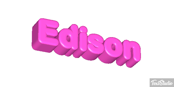 Edison Effet de texte