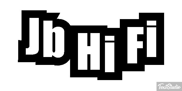Jb Hi Fi Efeito do texto