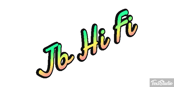 Jb Hi Fi Efeito do texto