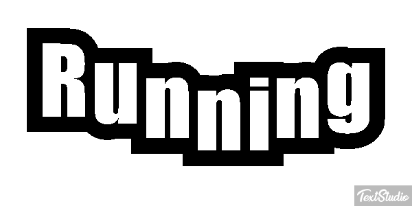 Running Text effect