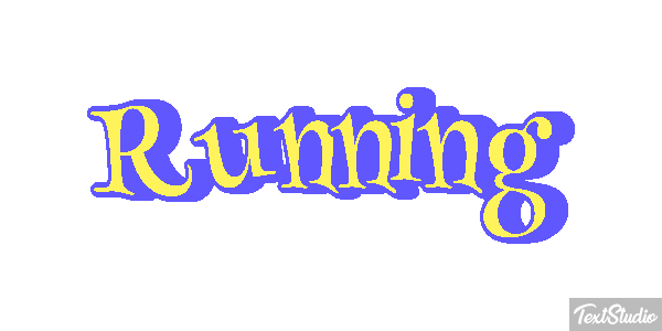 Running Text effect