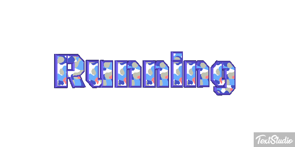 Running Text effect