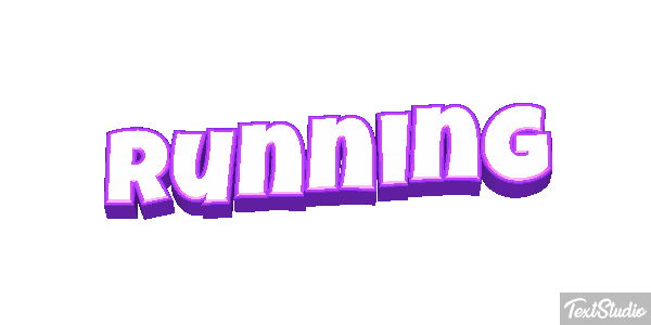 Running Text effect