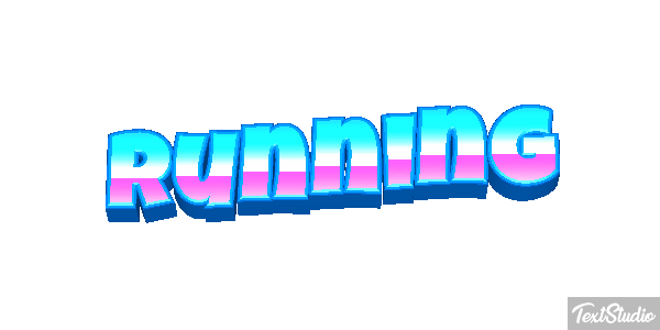 Running Text effect