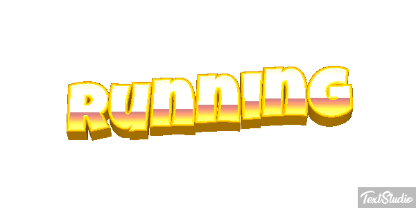 Running Text effect
