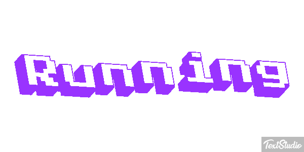 Running Text effect