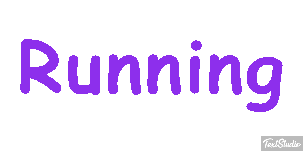 Running Text effect