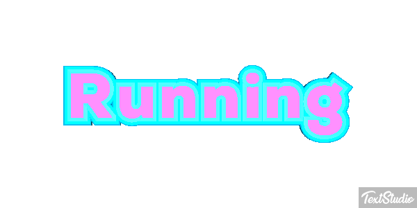 Running Text effect