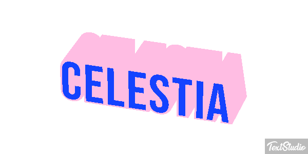 Celestia Текстовый эффект