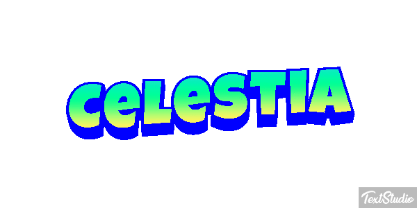 Celestia Текстовый эффект
