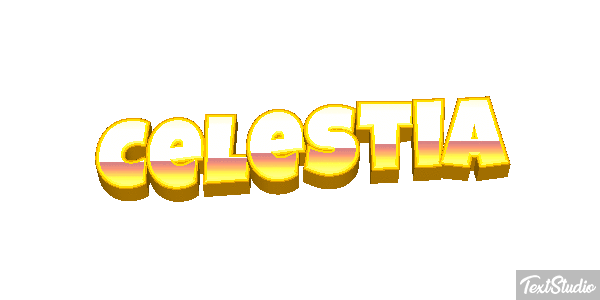 Celestia Текстовый эффект