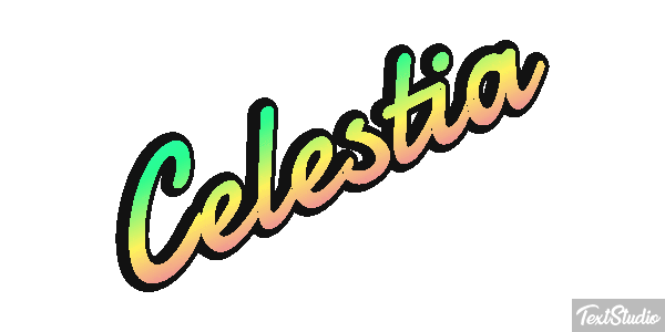 Celestia Текстовый эффект