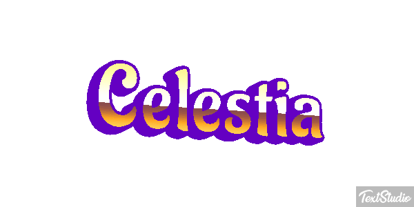 Celestia Текстовый эффект