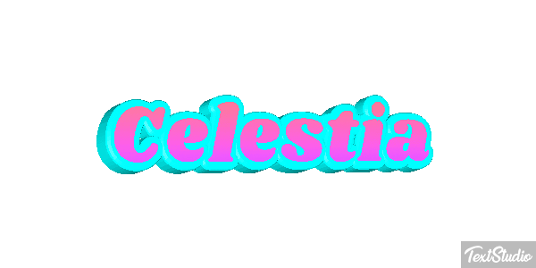 Celestia Текстовый эффект