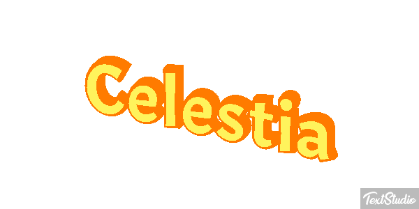Celestia Текстовый эффект