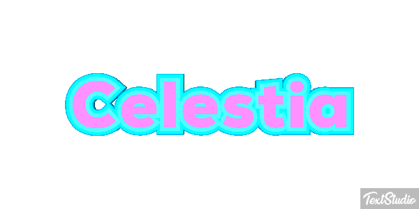 Celestia Текстовый эффект