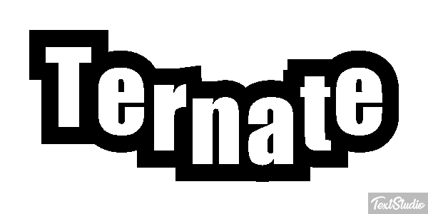 Ternate Efekt tekstowy