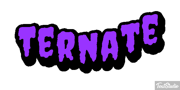 Ternate Efekt tekstowy
