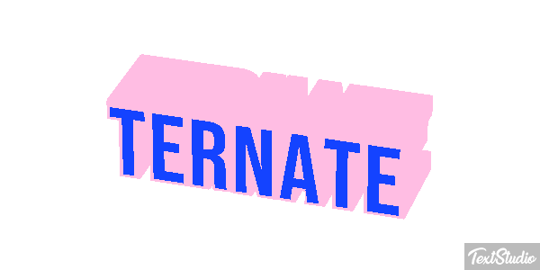 Ternate Efekt tekstowy