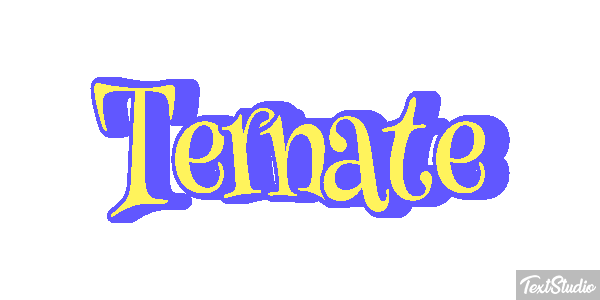 Ternate Efekt tekstowy
