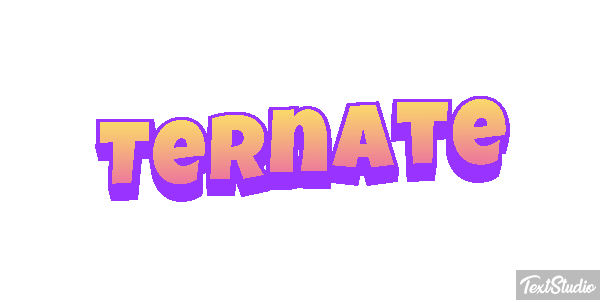Ternate Efekt tekstowy