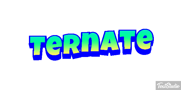 Ternate Efekt tekstowy
