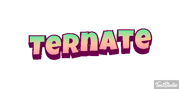 Ternate Efekt tekstowy