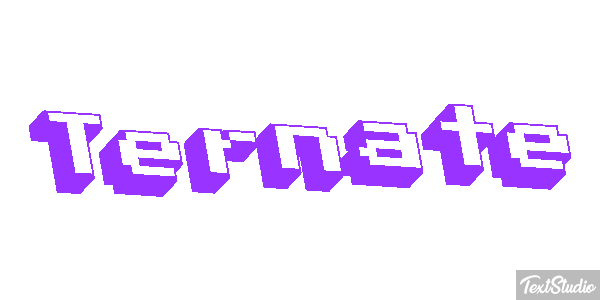 Ternate Efekt tekstowy