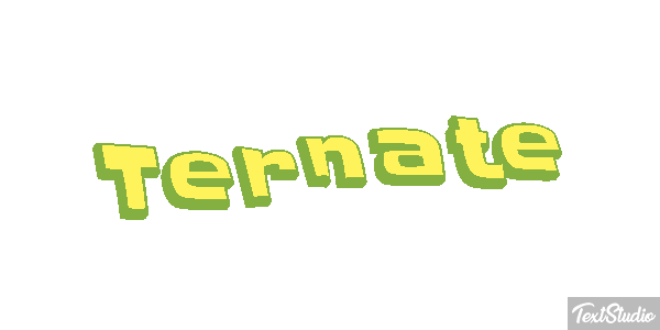 Ternate Efekt tekstowy