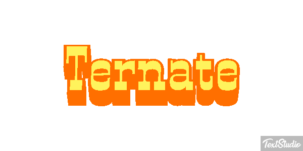 Ternate Efekt tekstowy