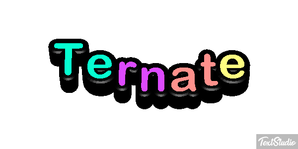 Ternate Efekt tekstowy