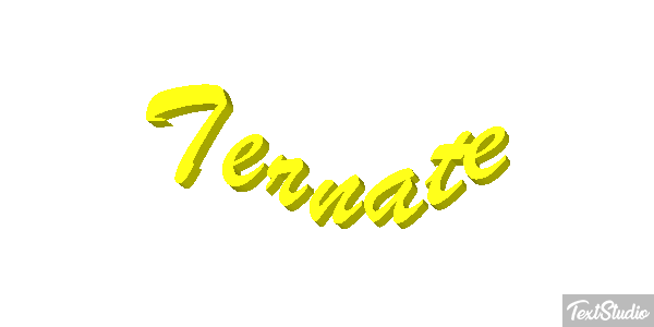 Ternate Efekt tekstowy