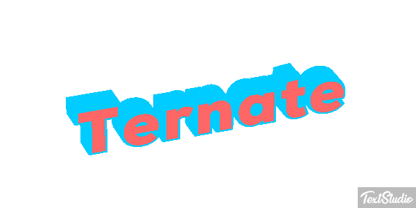 Ternate Efekt tekstowy