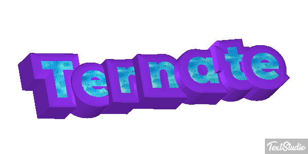 Ternate Efekt tekstowy
